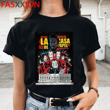 Load image into Gallery viewer, Soldi Rapina La Casa di Carta di Stampa Magliette Da Uomo La Casa De Papel Harajuku T-Shirt di Estate Bella Ciao T Shirt fresco Top Magliette Maschio