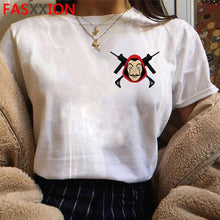 Load image into Gallery viewer, Nouveau Après Le hack T-shirt Cool Hommes La Casa De Papel Harajuku T-shirt Maison De Papier Graphique Tshirt Bella Ciao Hip Hop Top T-Shirts Mâle